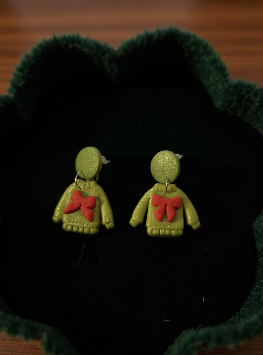 Festive Sweater Earrings