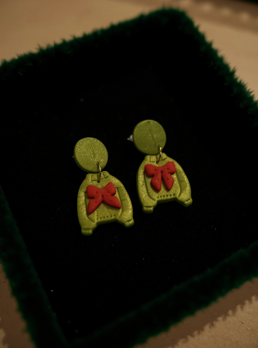 Festive Sweater Earrings